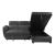 Barre Faux Leather 2‑Piece Sectional with Pull‑out Bed & Right Chaise