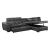 Barre Faux Leather 2‑Piece Sectional with Pull‑out Bed & Right Chaise