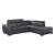 Barre Faux Leather 2‑Piece Sectional with Pull‑out Bed & Right Chaise