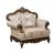 Balthasar Chenille/Faux Crystal Living Room Set