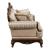 Balthasar Chenille/Faux Crystal Loveseat