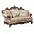 Balthasar Chenille/Faux Crystal Loveseat