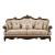 Balthasar Chenille/Faux Crystal Sofa