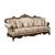 Balthasar Chenille/Faux Crystal Sofa