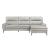 Essex Leather 2‑Piece Sectional with Right Chaise