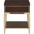 Eschenbach Wood Square End Table w/Drawer