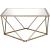 Fogya Mirror/Metal Square Coffee Table