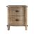 Devon Wood Nightstand w/2 Drawers