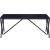 Magenta Glass/Metal Rectangular Coffee Table Set