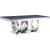 Zasir Faux Marble Rectangular Coffee Table Set