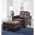 Altonbury Leather Ottoman