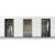 Choice Office Single Row Locker w/2 Small Lockable Doors w/Electronic Hidden RFID Lock