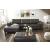 Nokomis 2-Piece Faux Leather L-Shaped Sectional Sofa w/Left Arm Chaise Facing