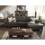 Nokomis 2-Piece Faux Leather L-Shaped Sectional Sofa w/Right Arm Chaise Facing