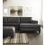 Nokomis 2-Piece Faux Leather L-Shaped Sectional Sofa w/Right Arm Chaise Facing