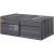 Cargo Metal Rectangular Coffee Table w/Sliding Door