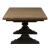 Harvest Home Rectangular Wood Extendable Trestle Dining Table