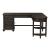 Harvest Home L-Shaped Wood 5-Drawer Desk Set w/Charging Station