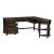 Harvest Home L-Shaped Wood 5-Drawer Desk Set w/Charging Station
