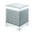 Mallika 87912 Mirrored/Faux Crystals End Table
