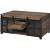 Nineel Wood/Metal Rectangular Storage Coffee Table