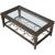 Peregrine Glass/Wood Rectangular Coffee Table Set