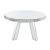 Lotus Mirrored/Faux Crystals Coffee Table