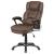 Nerris Adjustable Height Leatherette Office Chair With Padded Arm