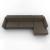 Norma Leather Sofa w/Right Hand Chaise Facing