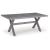 Half Moon Beach Aluminum Rectangular Dining Table