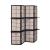 Iggy 4-panel Folding Screen with Removable Shelves