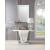 Nysa 90064 Mirrored/Faux Crystals Console Table