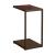 Jose Wood Veneer Rectangular Accent Table with Bottom Shelf