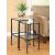 Leilani 2-piece Glass Top Nesting Tables