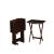 Donna 5-Piece Wood Tray Table Set