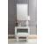 Nysa 90159 Mirrored/Faux Crystals Vanity Desk