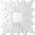 Brantley Square Sunburst Wall Mirror