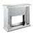 SM Mirrored Indoor Fireplace Mantle