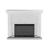 Nysa 90204 Mirror/Faux Crystals LED Fireplace w/ Adjustable Temperature & Timer
