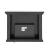 Nysa 90204 Mirror/Faux Crystals LED Fireplace w/ Adjustable Temperature & Timer