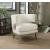 Dominic Barrel Back Fabric Accent Chair