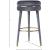 Coral Velvet Swivel Bar Stool