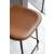 Fifties Fabric/Metal Customizable Counter Backless Stool