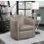 Turner Leatherette Sloped Arm Accent Swivel Chair