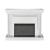 Nysa 90272 Mirror/Faux Crystals LED Fireplace w/ Adjustable Temperature & Timer