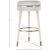 Coral Velvet Swivel Bar Stool