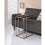Pedro Expandable Wood Veneer Top Accent Table with Metal Base