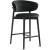 Oleandro Fabric/Wood Customizable Counter Stool