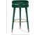 Coral Velvet Swivel Bar Stool