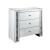 Sonia 90322 Mirrored/Faux Agate Cabinet/Console Table